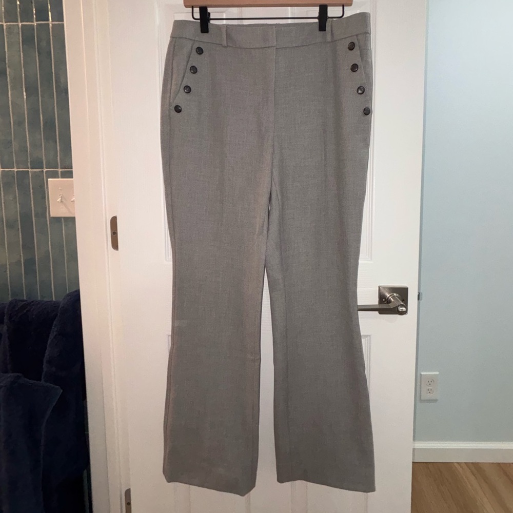 Light Gray Tweed Professional Women's Pants
